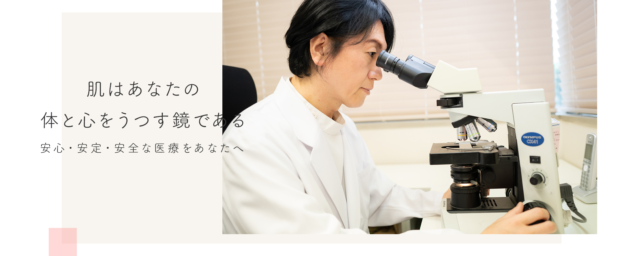 肌はあなたの体と心をうつす鏡である